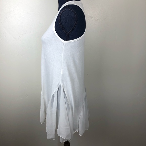 O2 Collection White & Shear Tank Top - Picture 3 of 7